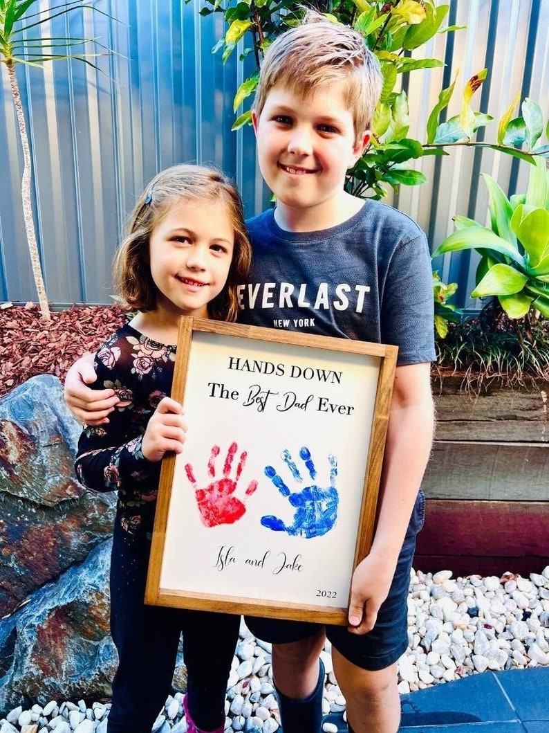 FATHER’S DAYS handmade gift- wood sign Home deco