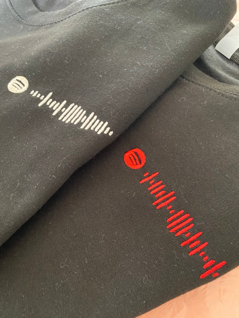 Scannable Spotify Embroidered Hoodie
