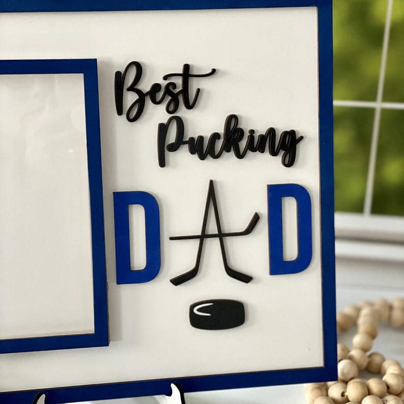 Father's Day Gift, Sports Themed Dad Picture Frame, Gift For Him
