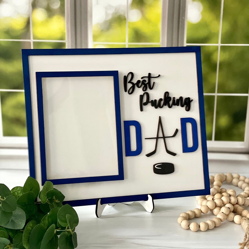 Father's Day Gift, Sports Themed Dad Picture Frame, Gift For Him