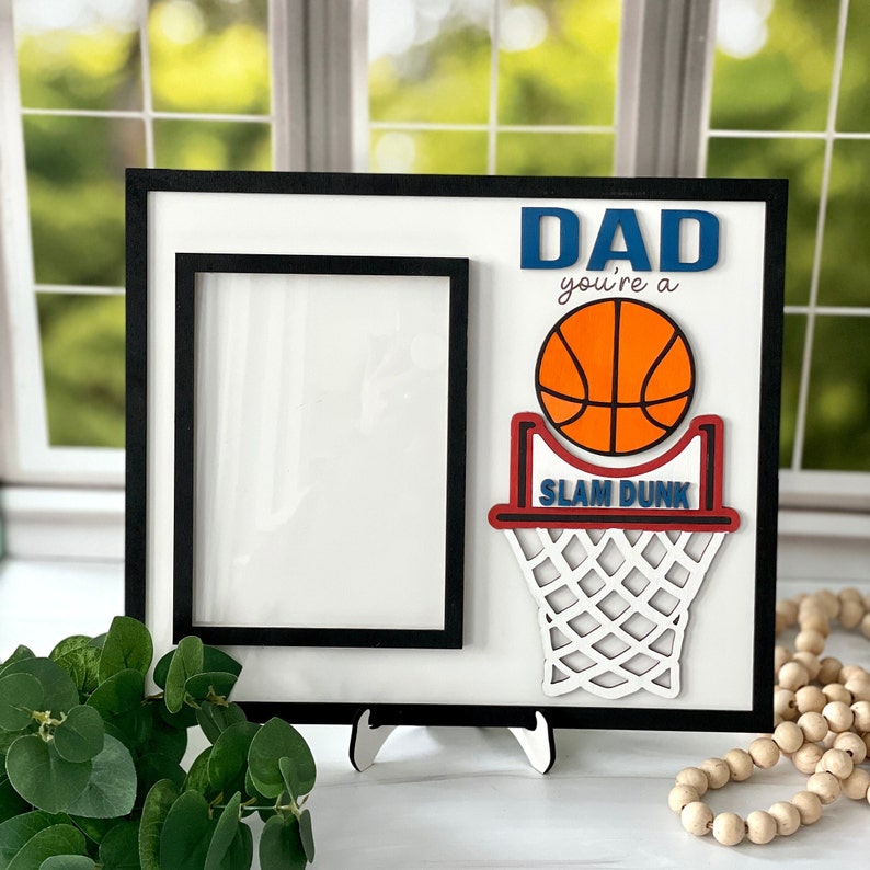 Father's Day Gift, Sports Themed Dad Picture Frame, Gift For Him