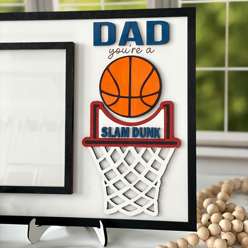 Father's Day Gift, Sports Themed Dad Picture Frame, Gift For Him