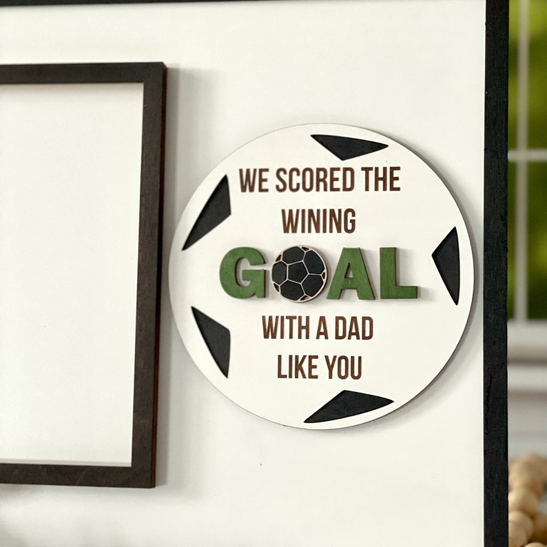 Father's Day Gift, Sports Themed Dad Picture Frame, Gift For Him