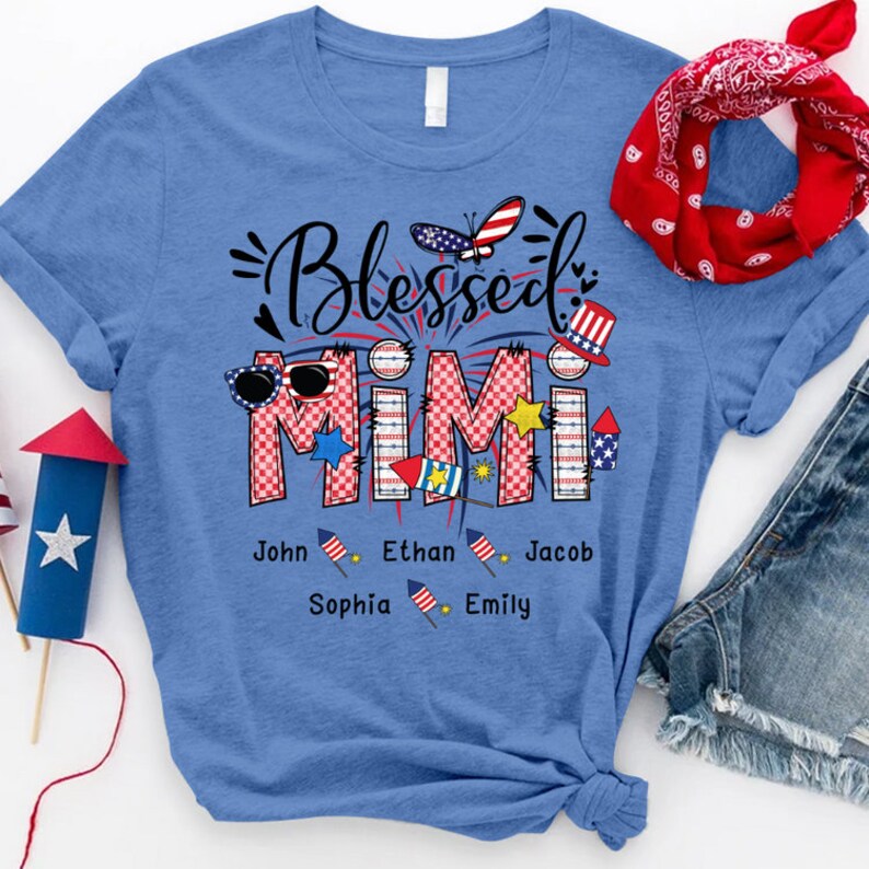 Personalized Patriotic 4th of July Shirt For Independence Day
