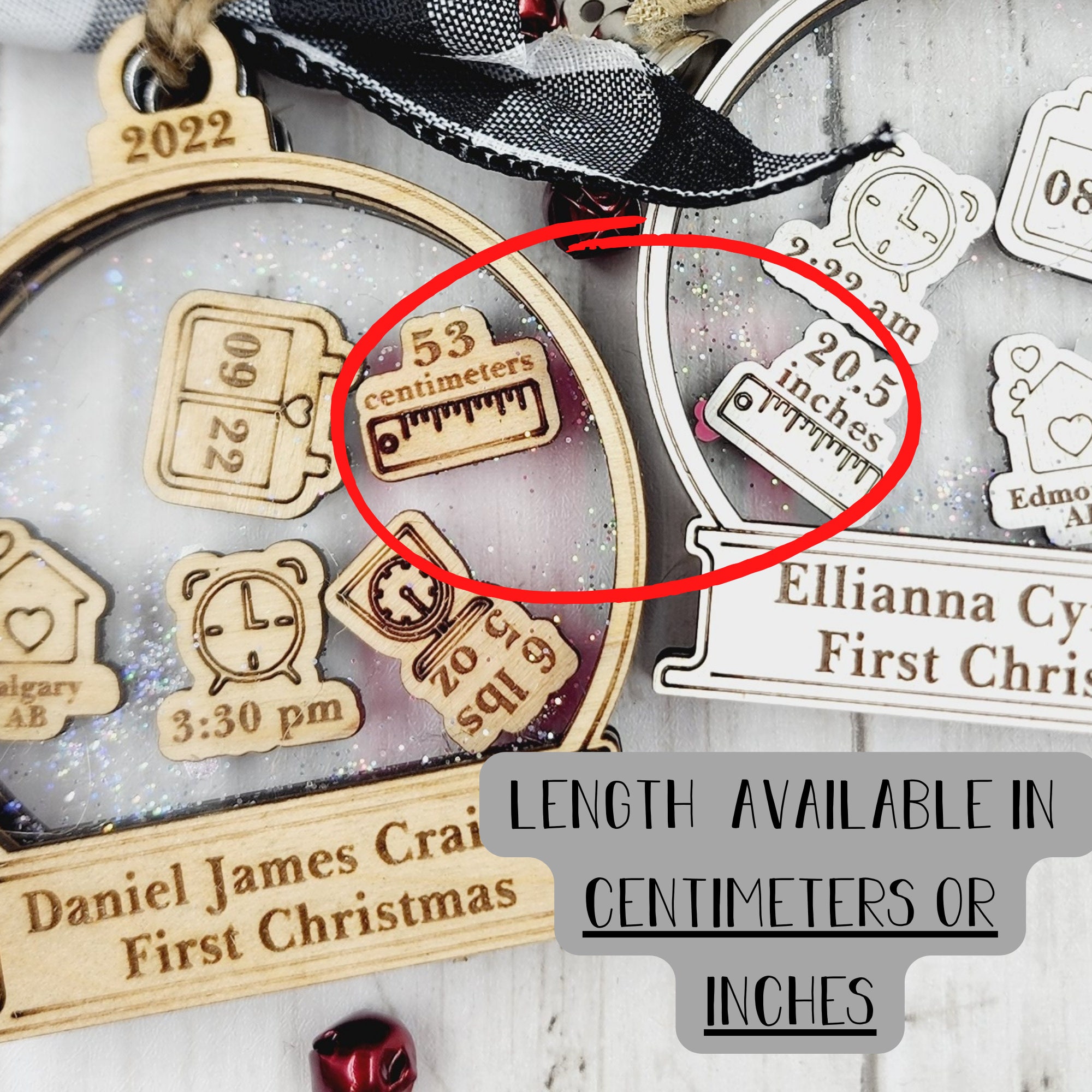 2023 Baby's First Christmas Personalized Ornament | Handmade Ornament | Baby Gift | Grandchild Gift | Christmas Gift | Baby Shower Gift