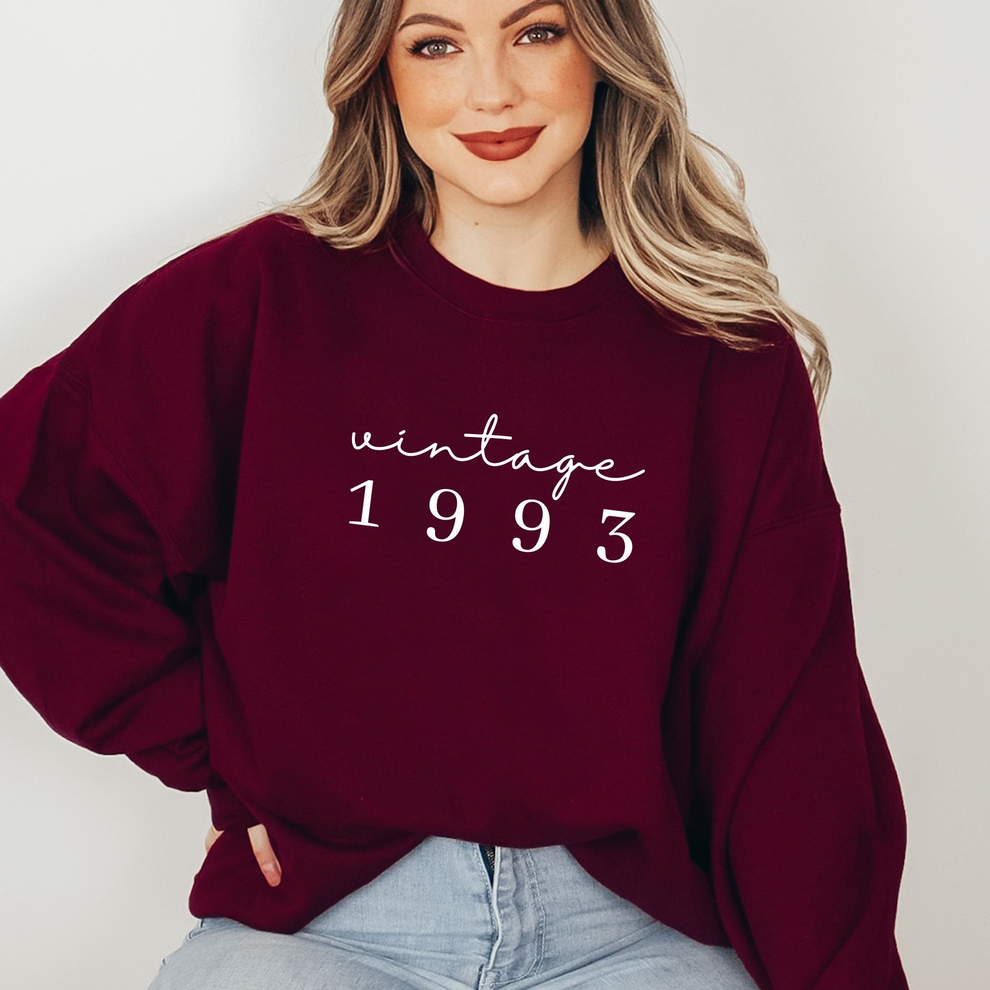 Personalized 30th/40th Birthday Gift ,Unisex Crewneck | Gift for Him | Gift for Her
