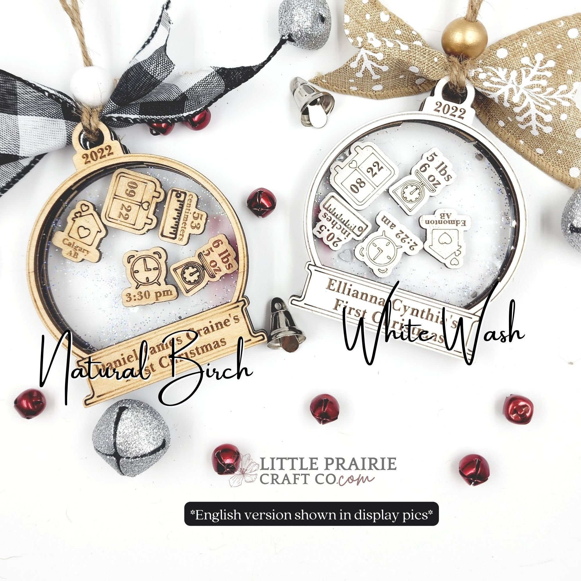 2023 Baby's First Christmas Personalized Ornament | Handmade Ornament | Baby Gift | Grandchild Gift | Christmas Gift | Baby Shower Gift