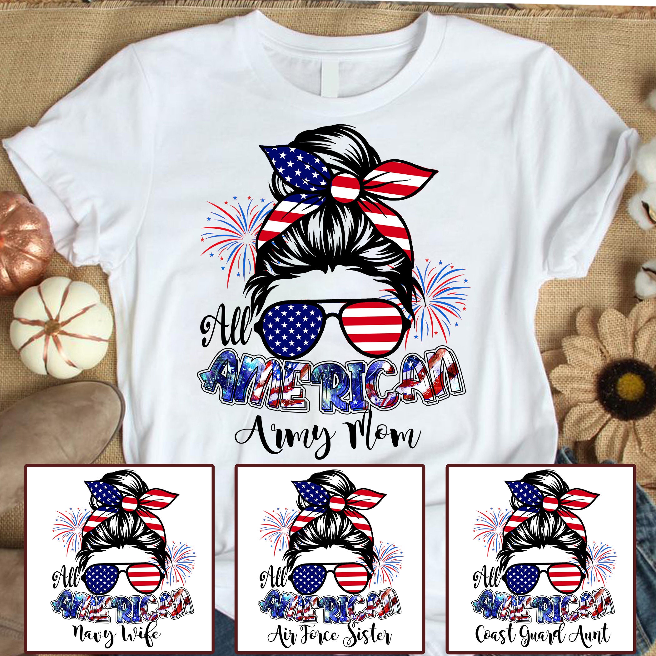 Personalized All American Women Shirt, Custom 4th of July Shirt