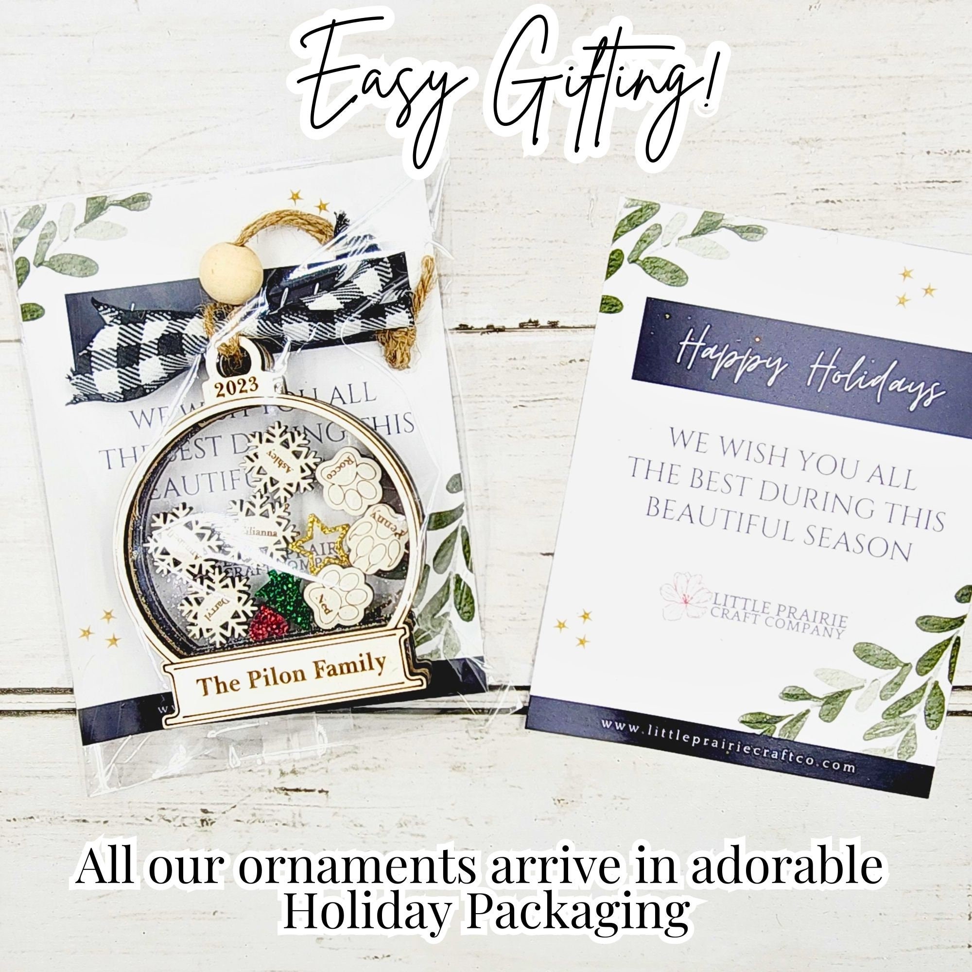 2023 Baby's First Christmas Personalized Ornament | Handmade Ornament | Baby Gift | Grandchild Gift | Christmas Gift | Baby Shower Gift