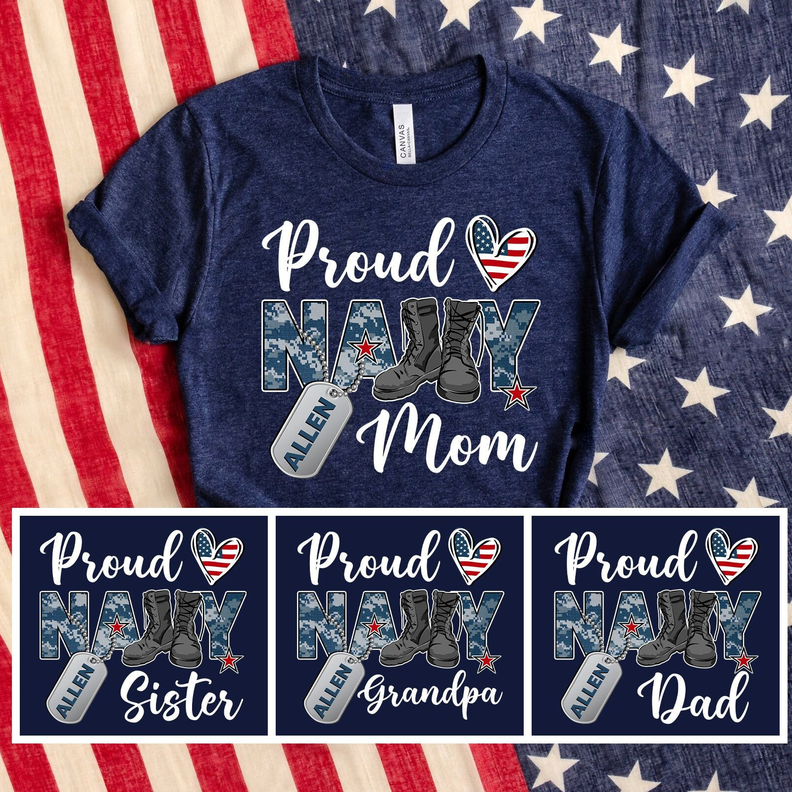 personalized Proud Navy Mom Shirt, Navy Graduation Shirt