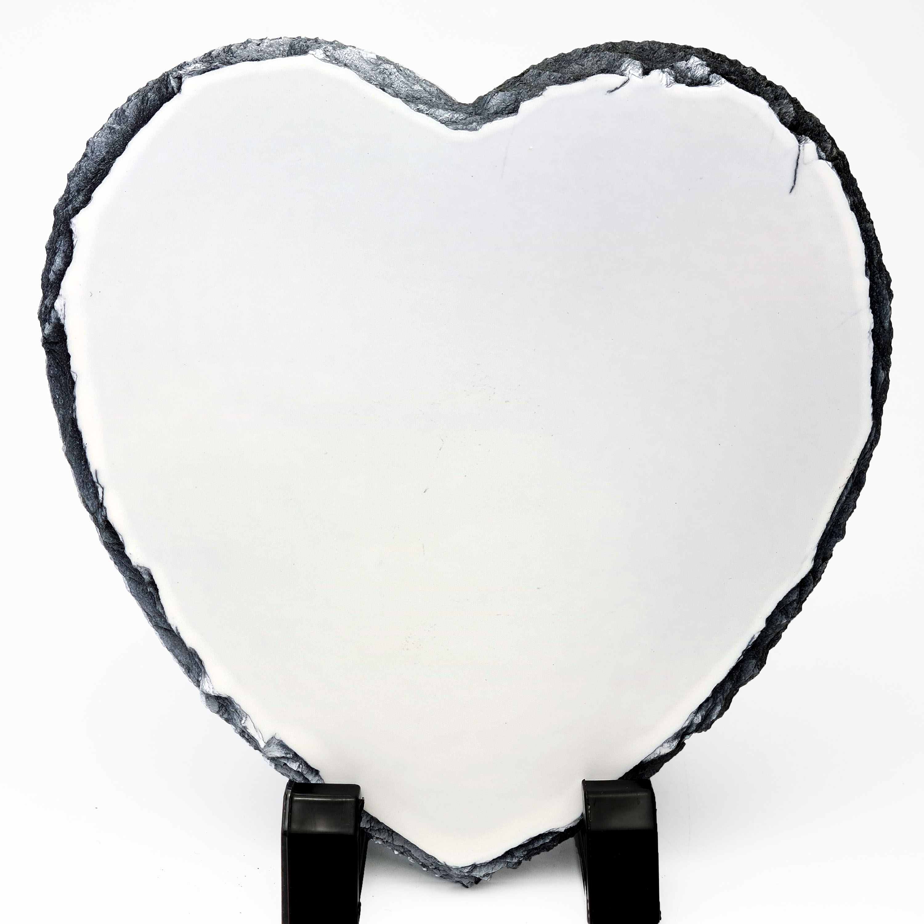 Personalised heart photo slate