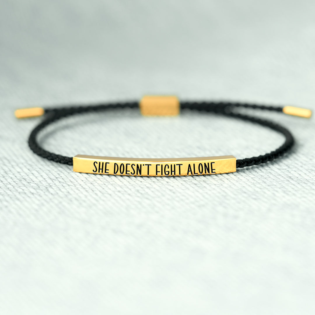 True Friends - She Doesn't Fight Alone Tube Bracelet