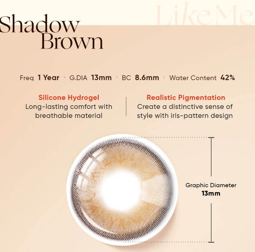 美瞳插件——Shadow Brown