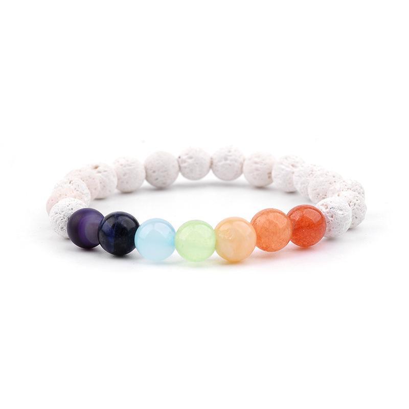 Multicolor-Glass Diffuser Bracelet