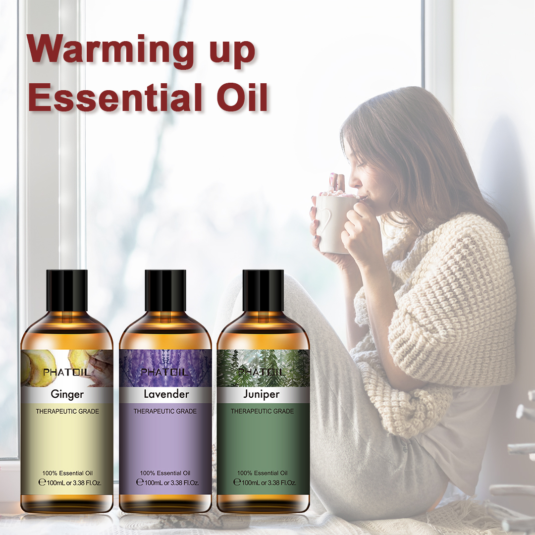 100ml×3pcs Warming up Essential Oil Blends