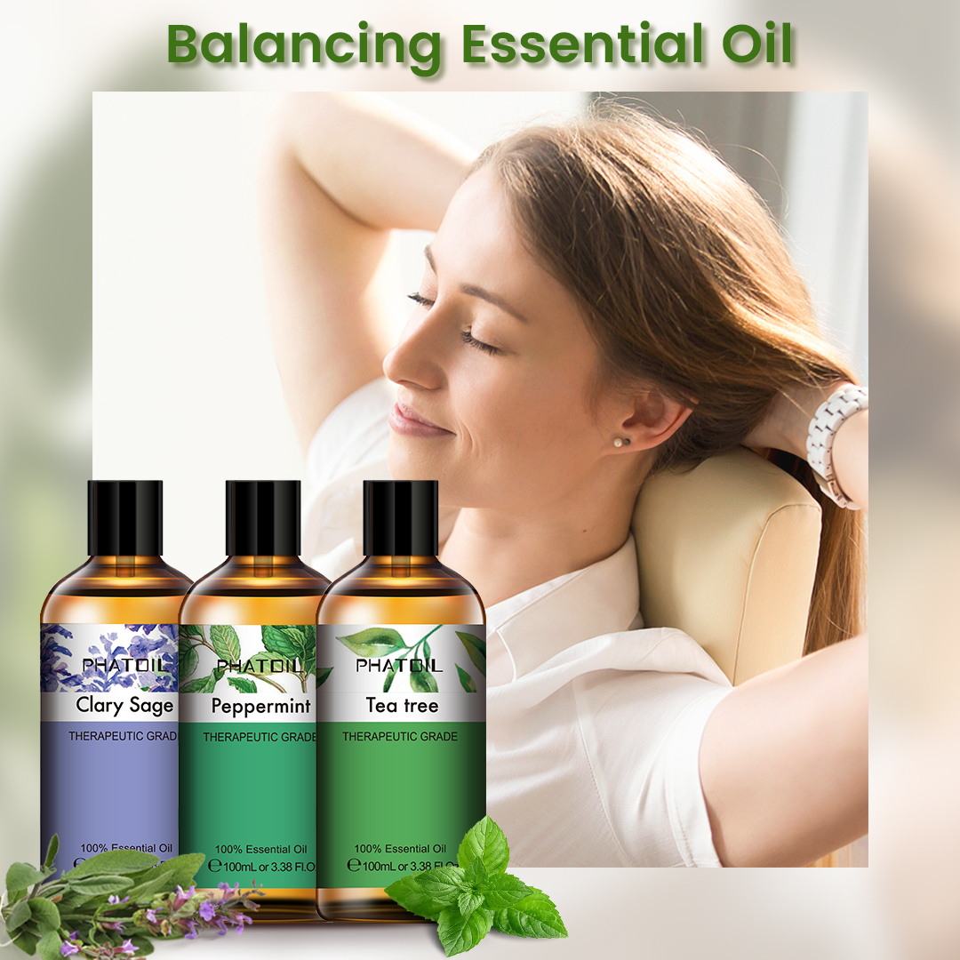 100ml×3pcs Balancing Essential Oil Blends