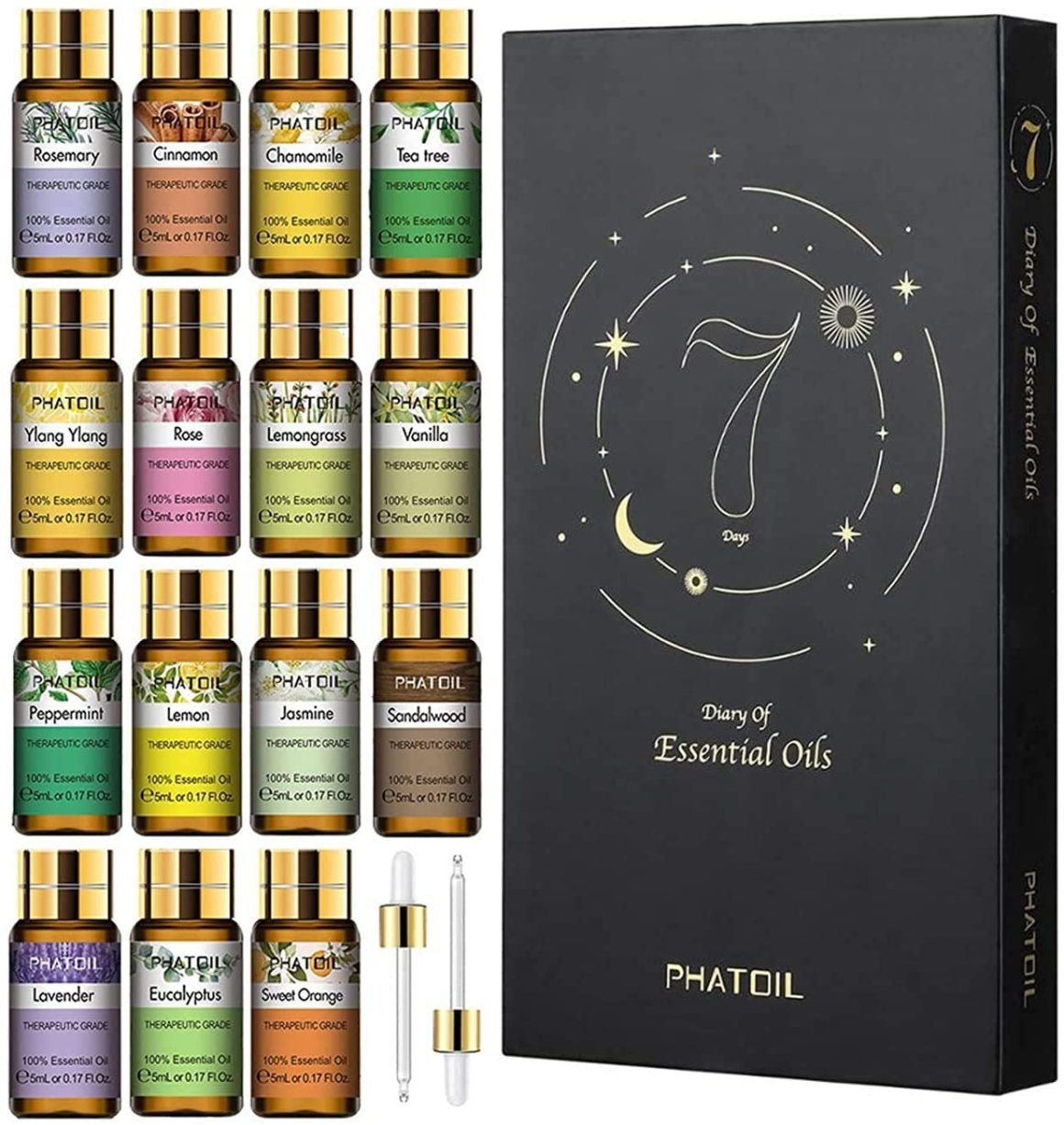 5ml×15pcs Essential Oil Set Perfect for Diffusers Aromatherapy