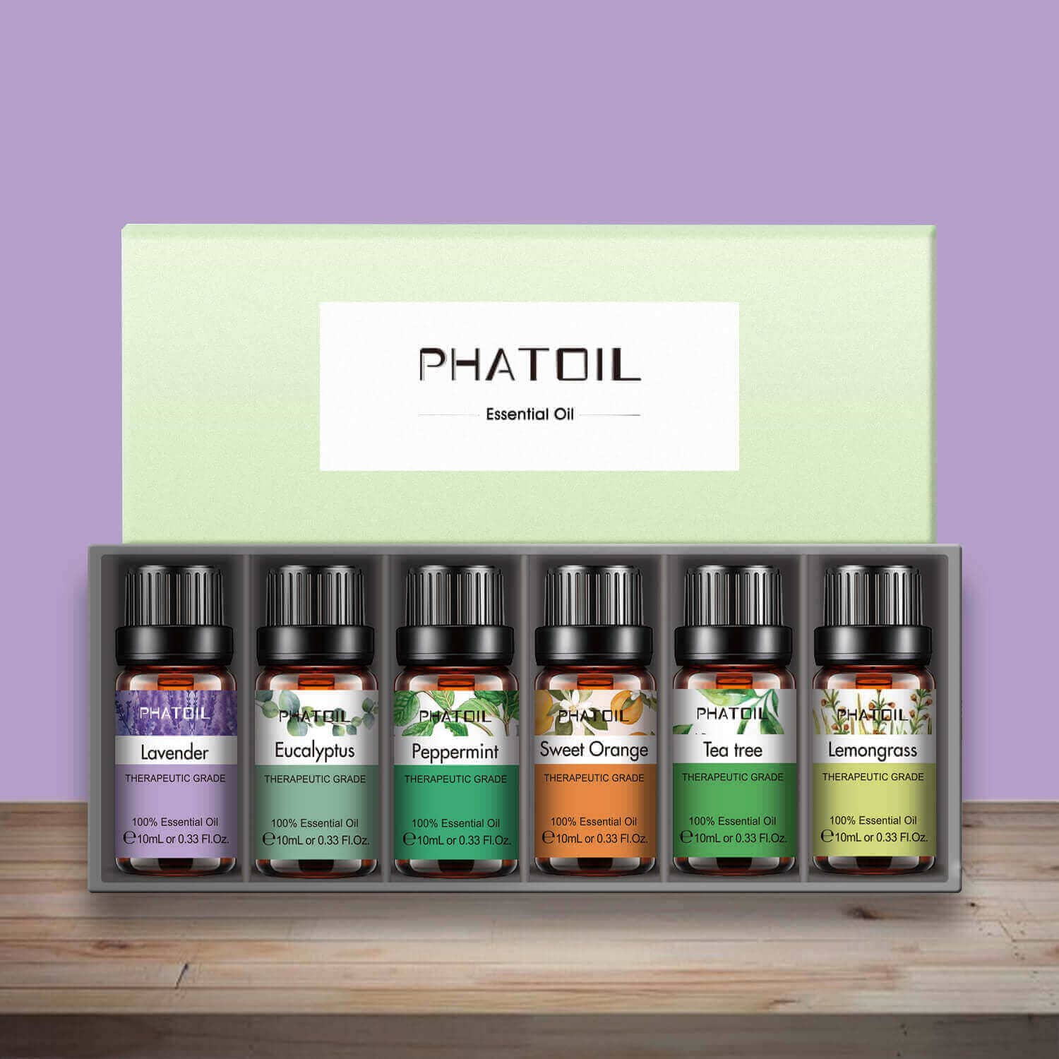 Clear Aroma Essential Oil Gift Box 10ml×6pcs The Most Popular Scent
