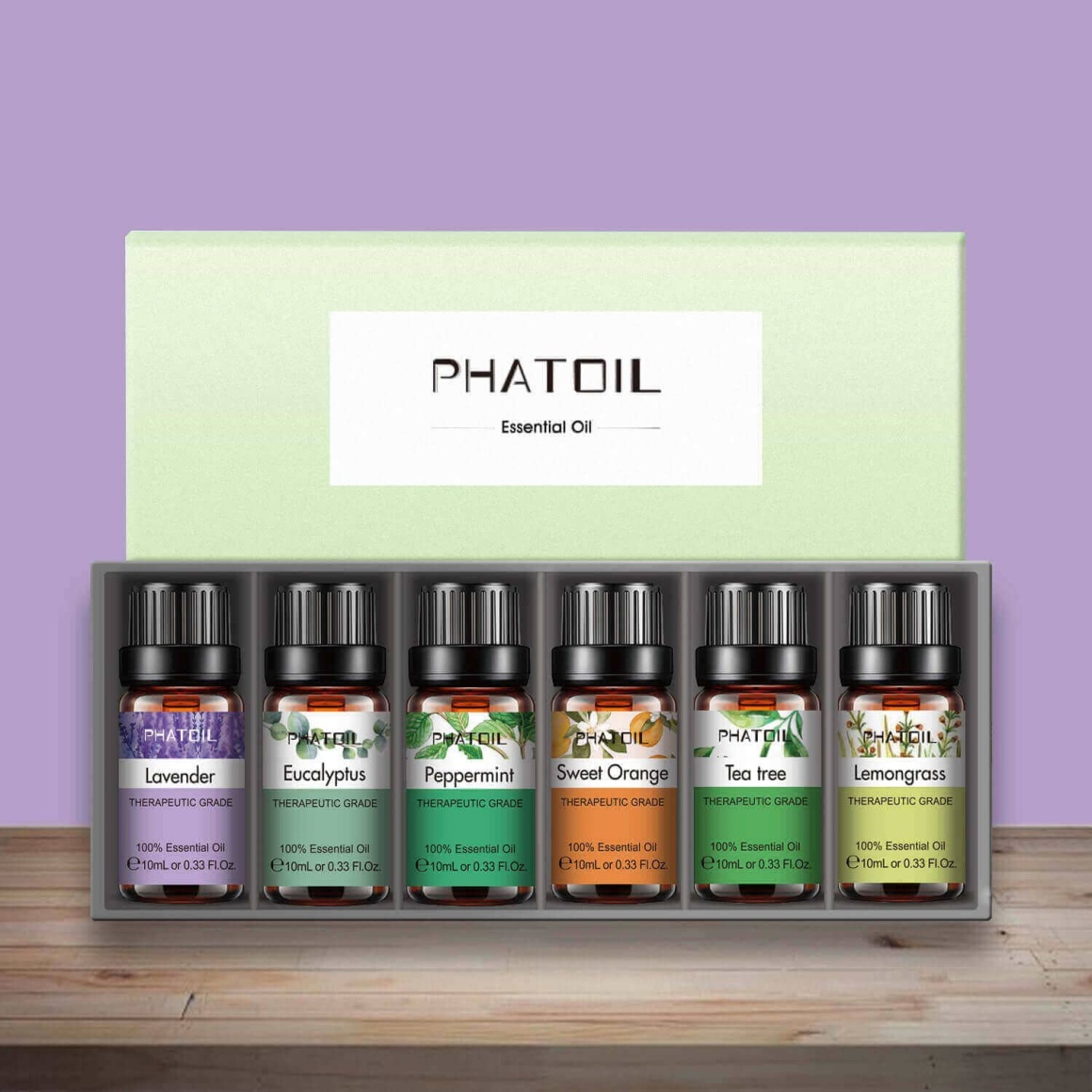 Clear Aroma Essential Oil Gift Box 10ml×6pcs