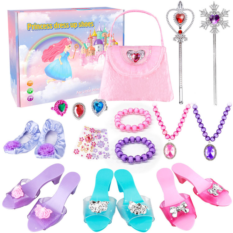 disney princess dressing up shoes