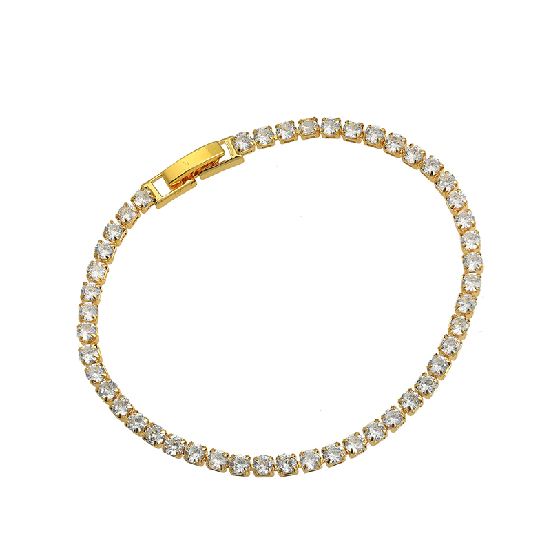 Bling Runway Light luxury zircon full Zircon bracelet Tennis Bracelet necklace choker-BilngRunway