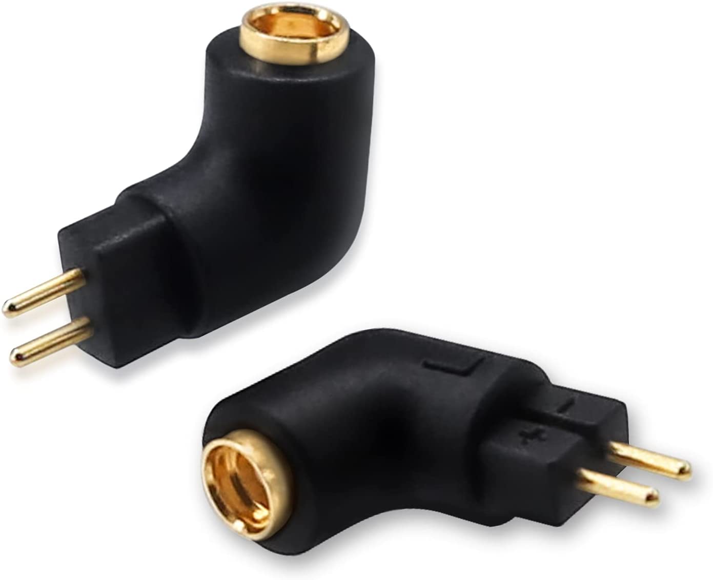 cooyin mmcx (リケーブル側) to 0.78mm (イヤホン側) アダプタ 千住銀入り錫はんだ 2U"金メッキプラグ 一体射出成形技術 音質劣化なし 線材テスト作業用 1ペア