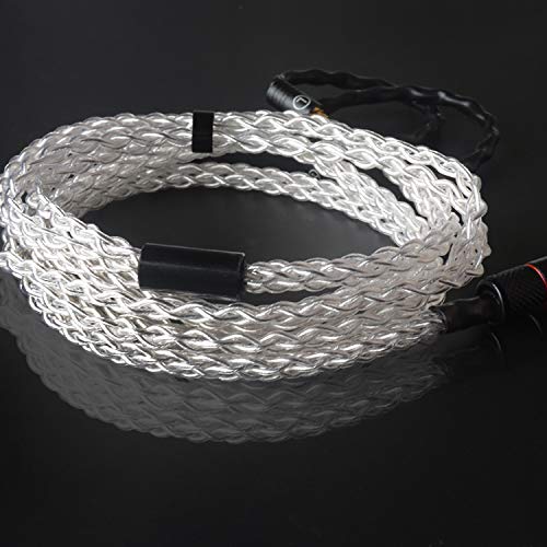 cooyin リケーブル 8芯 銀メッキ単結晶銅 