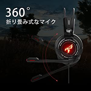 SOMIC G941 ゲーミングヘッドセット 有線 マイク付き 男女共用 USB ノイズキャンセリング 