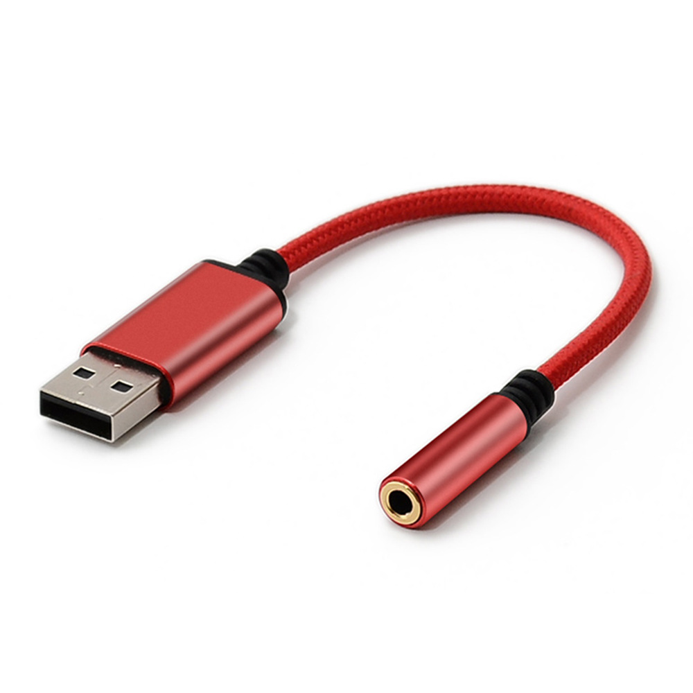 USB to 3.5mm オーディオ ケーブル USB オーディオ  変換ケーブル-変換アダプター-ケーブル Windows/Vista/XP、Mac OS/X、Linux、Chromebook、Windows Surface 3 pro、PS4、Raspberry Pi等対応 