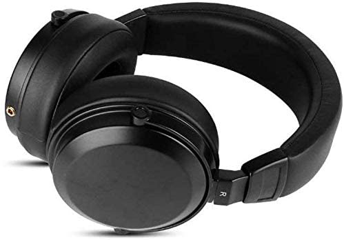 okcsc M7 ヘッドホン 有線 密閉型 ウッドハウジング ノイズキャンセリング 重低音 着脱式ケーブル 伸縮可能 3.5mm マイクなし 黒胡桃