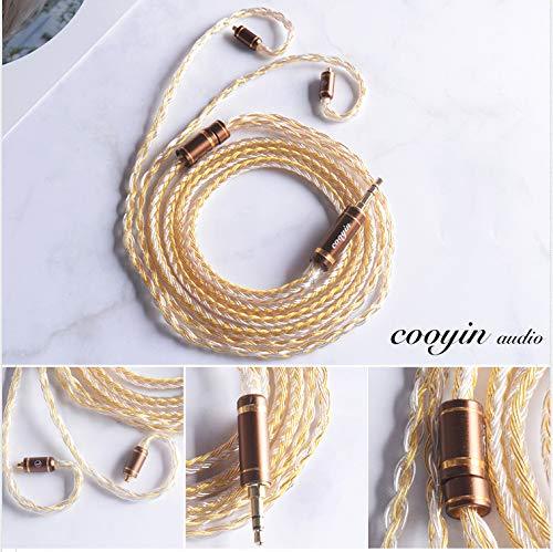 cooyin mmcx 無酸素銅 OFC 16芯 リケーブル