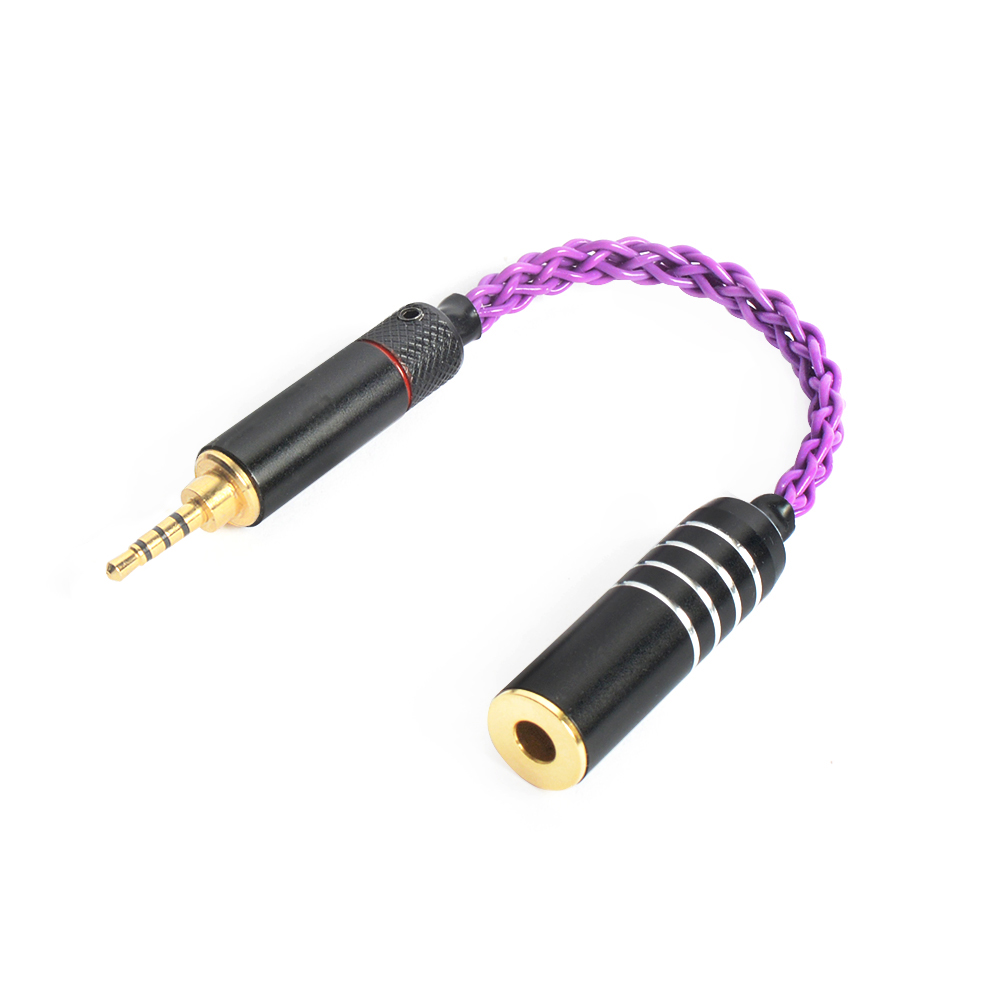 変換ケーブル バランス接続ケーブル 8芯 10cm