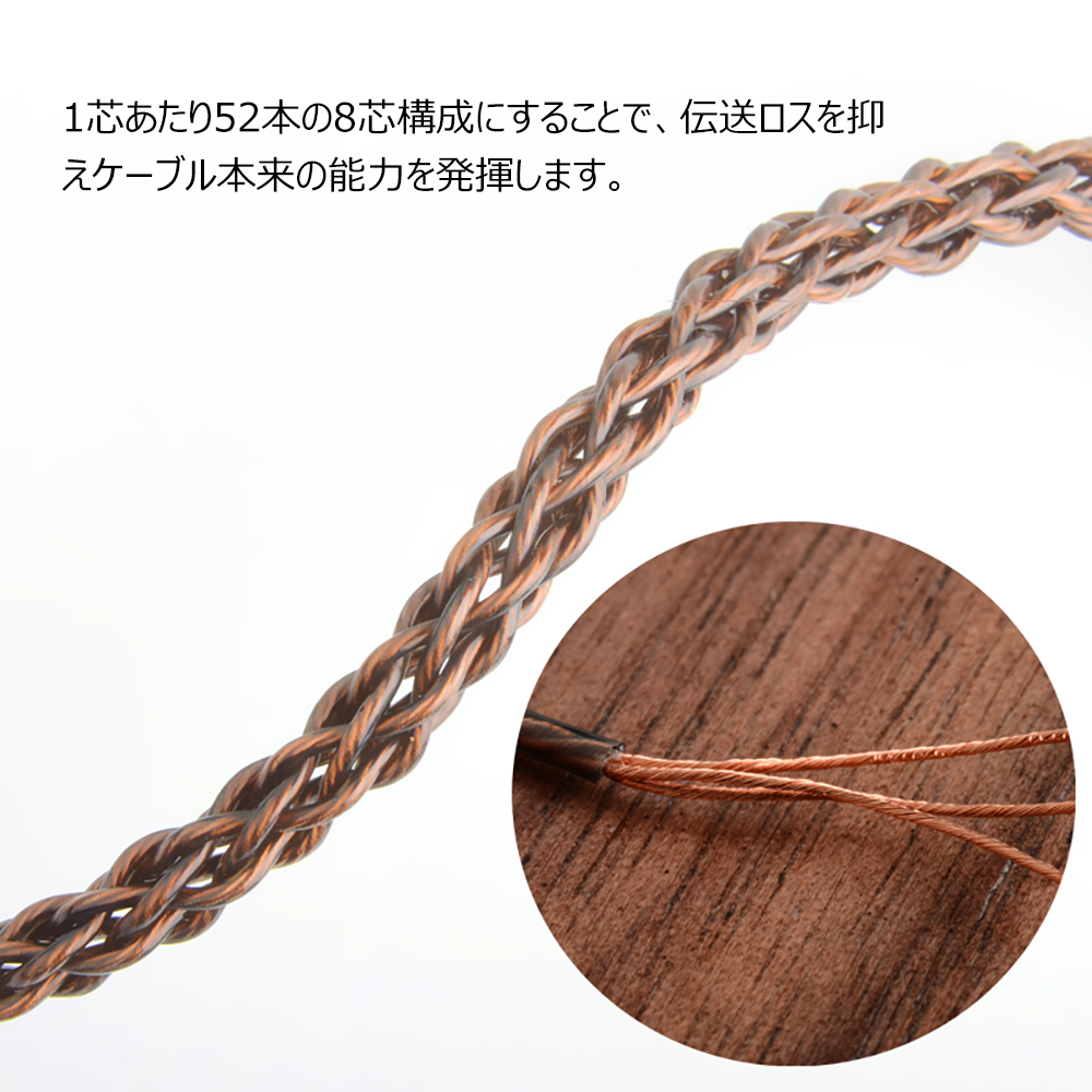 変換ケーブル イヤホンジャック 変換 8芯 15cm