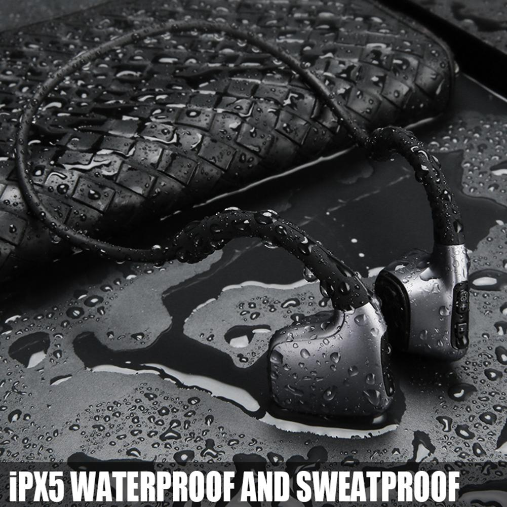 R9骨伝導5.0,マイク付きワイヤレスヘッドセット,屋外スポーツヘッドセット,ハンズフリー,2021 