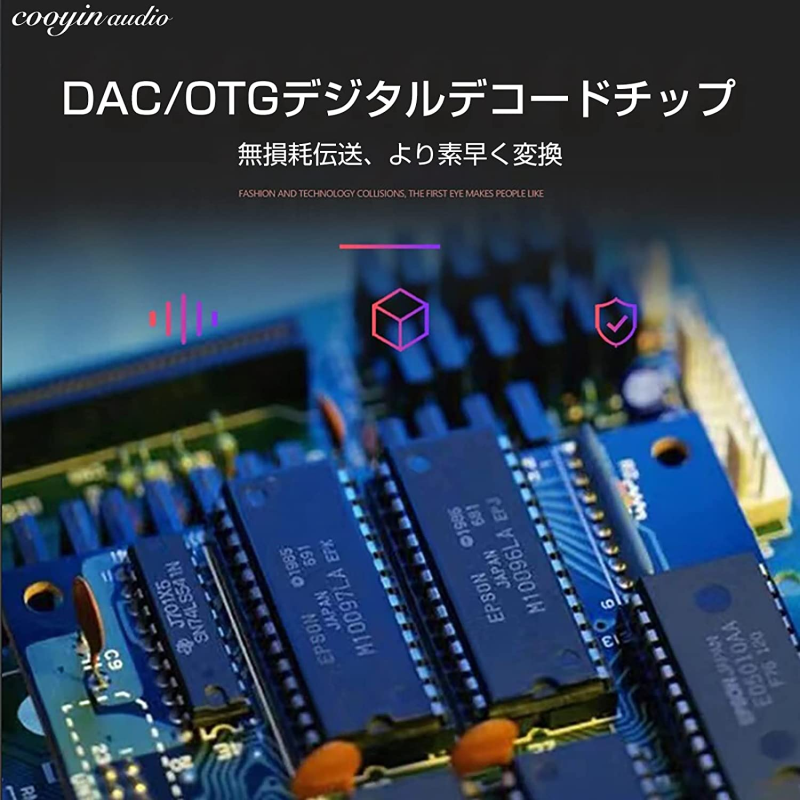 cooyin type-c 変換ケーブル オスオス デコード ケーブル スマホ パソコン アンプ デコーダー switch などに互換用 DAC OTG Litz Wire 銀メッキ単結晶銅導体