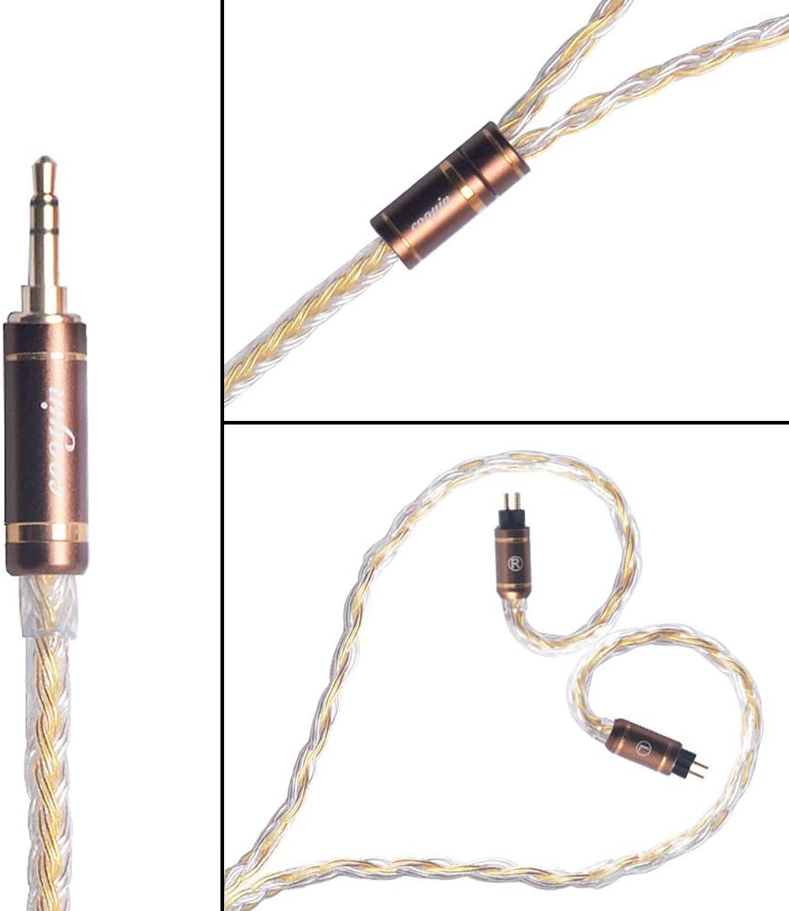 cooyin 2pin-0.78 無酸素銅 OFC 16芯 リケーブル