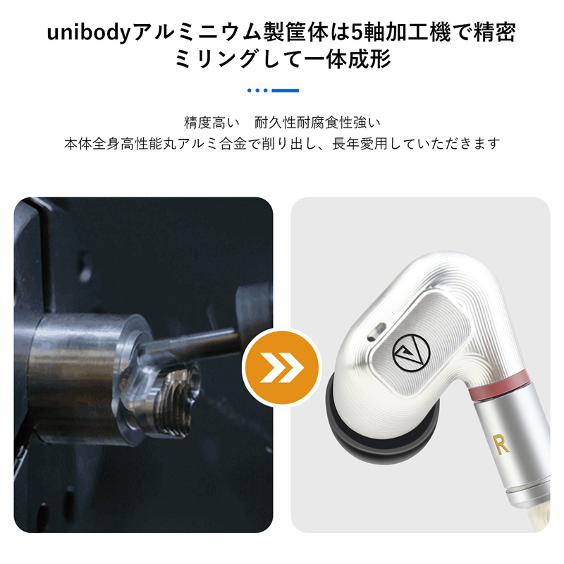 3APLUS 有線イヤホン カナル型 ダイナミック mmcxイヤホン HIFIレベル 原声ドライバー イヤホン自作・DIY 筐体のみ