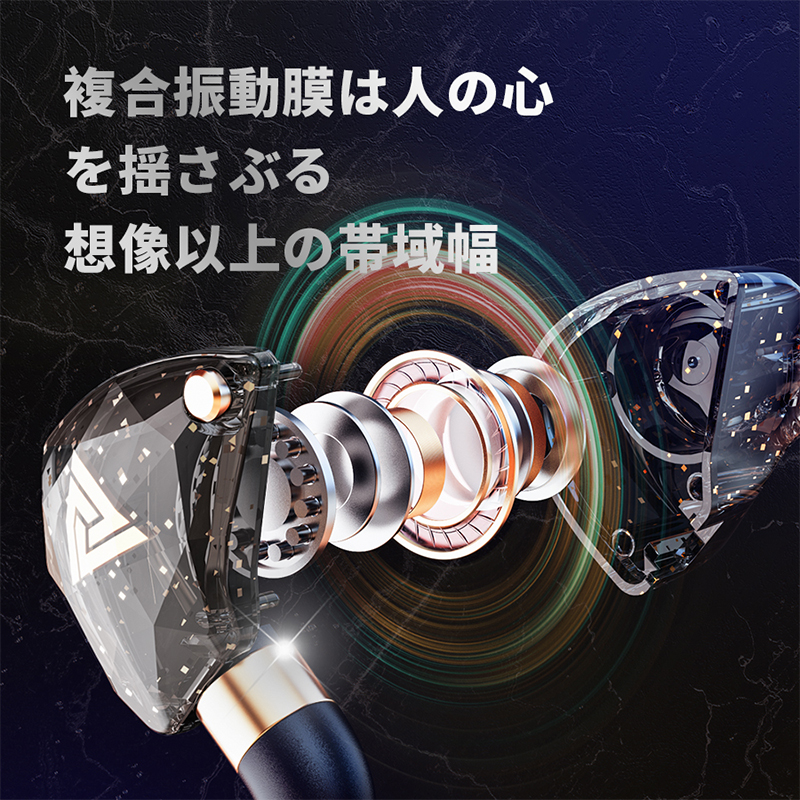 okcsc 有線 イヤホン カナル型 耳掛け式 イヤホン 4極 3.5mm 有線接続 リモコン付き 通話 音楽 スマートフォン タブレット スマホ マイク内蔵