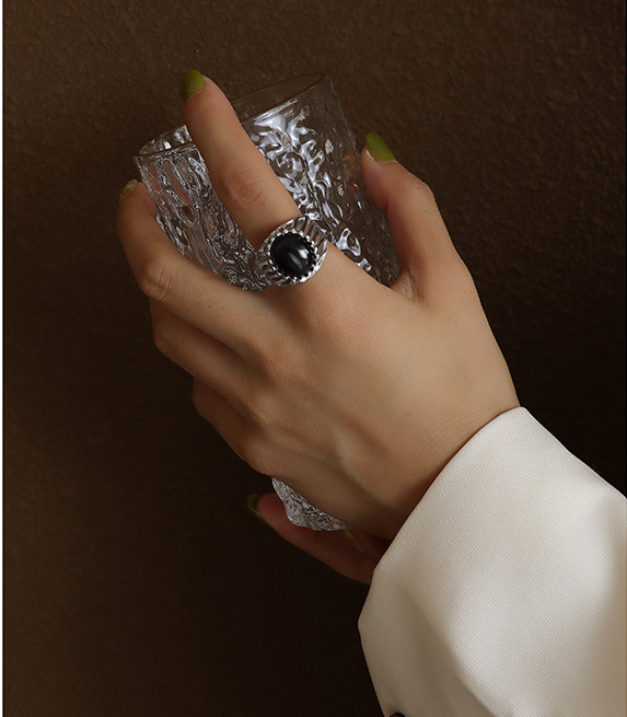 Vintage Greek Style Opal Ring