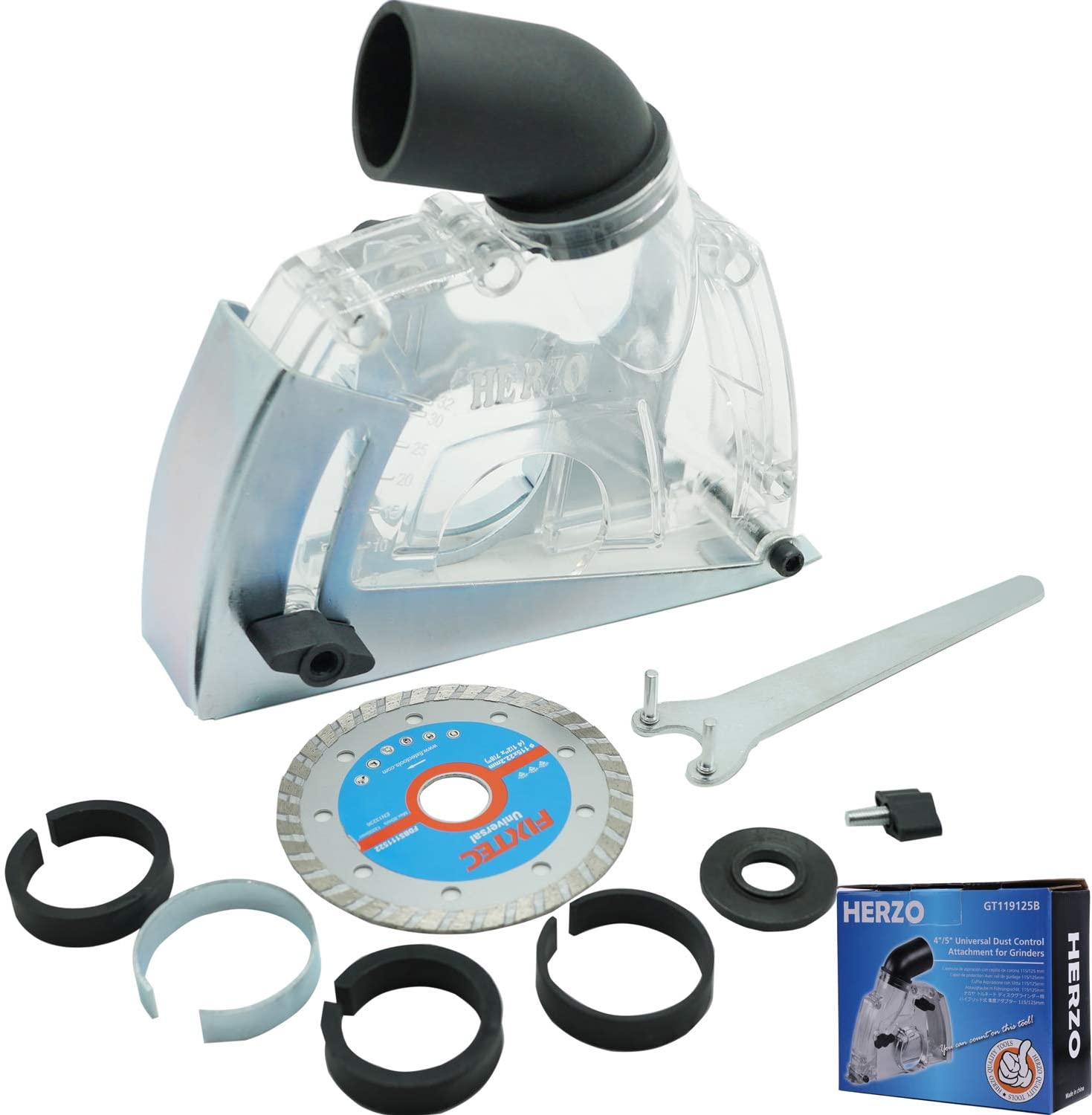 Dust Extraction Cutting Guard for 115 