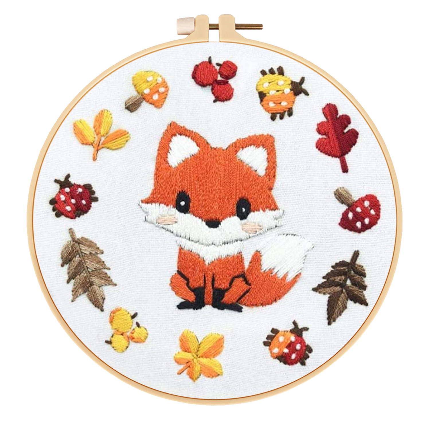 DIY Handmade Embroidery  Craft Cross stitch kits beginner - Fox Animal Pattern