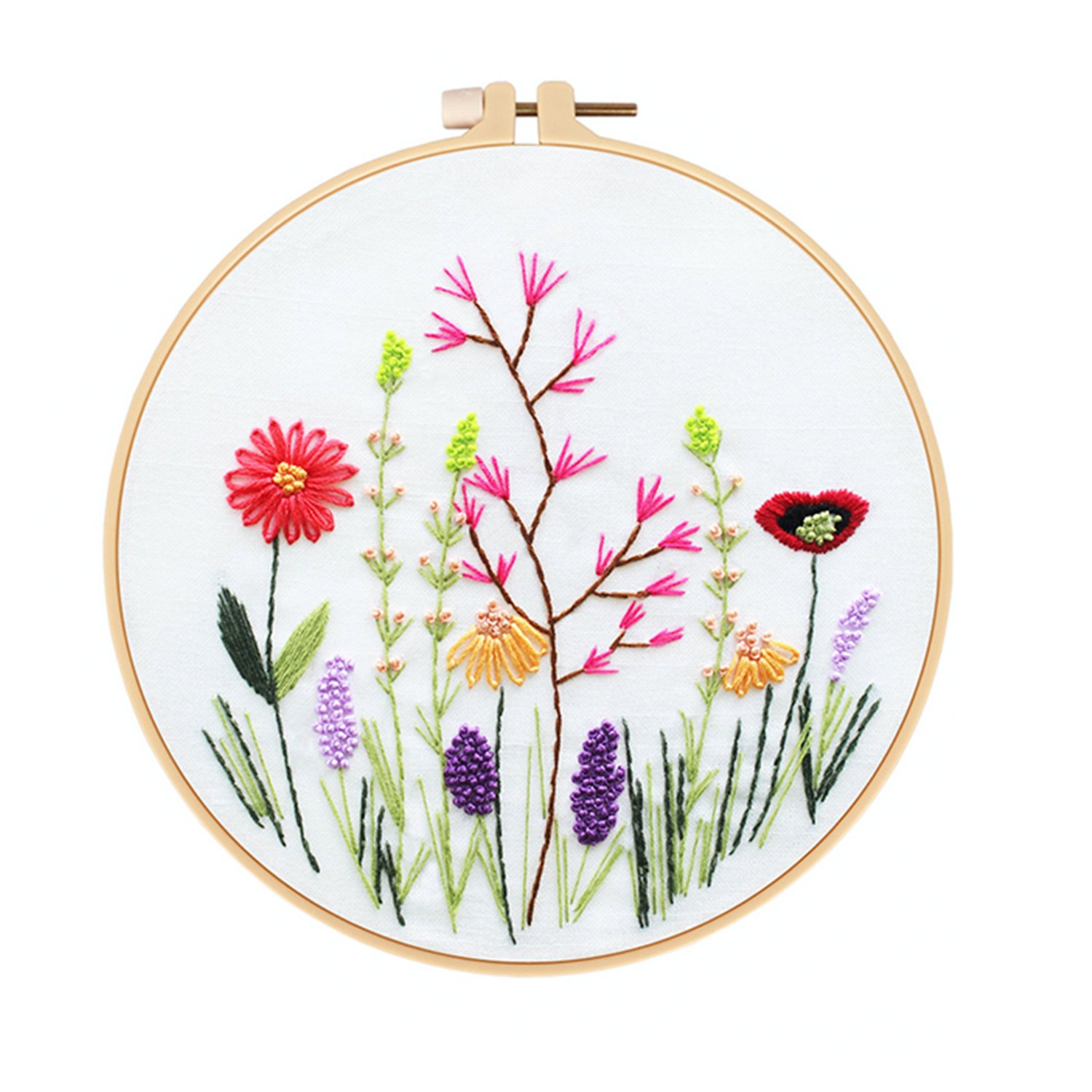 DIY Handmade Embroidery Cross stitch kit - Blooing Flower Pattern