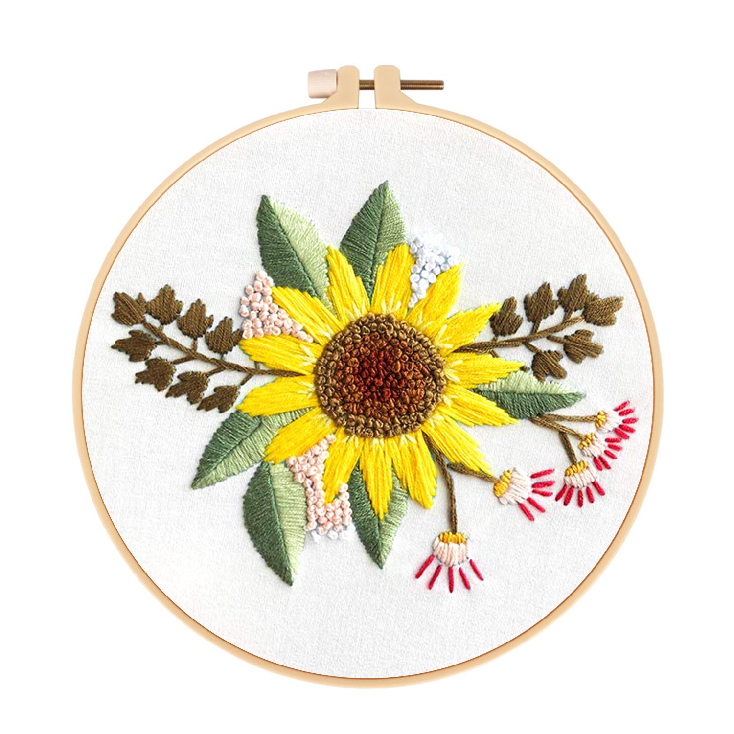 DIY Handmade Embroidery Cross stitch kit for Adult Beginner - Sunflower Pattern