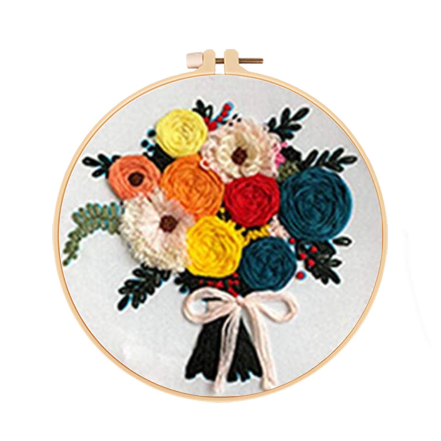 Beginners-Handmade Kits Cross stitch kit for Adults Kids Adult - Flower Series Pattern
