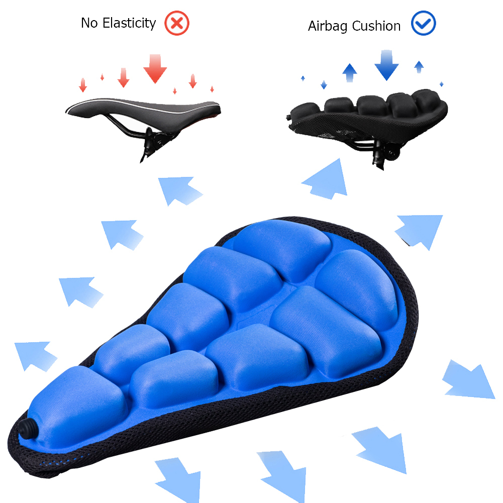 Bicycle Seat Cushion Mountain Bike Saddle Cover, Shock Absorption Air