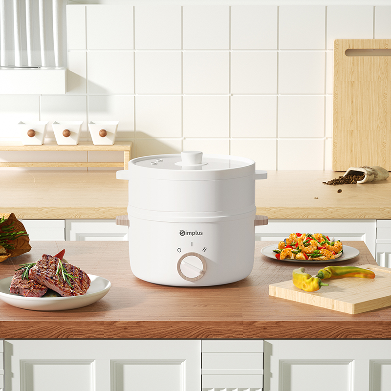 User Manual - Electric Hot Pot(With Stainless Steel Steamer) DZGH003