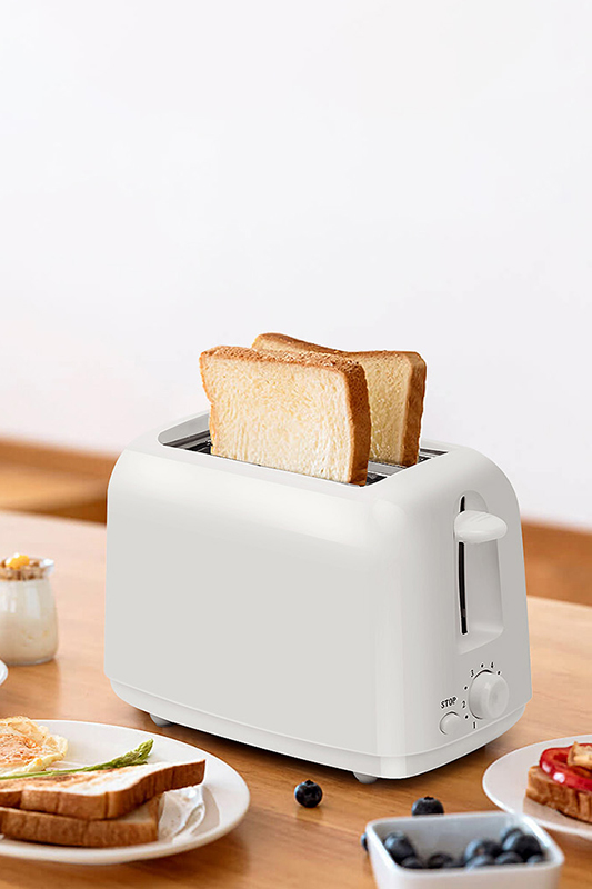 750W Automatic Toaster 2-Slice Breakfast Sandwich Bread Maker Baking Cooking Tool Fast Heating