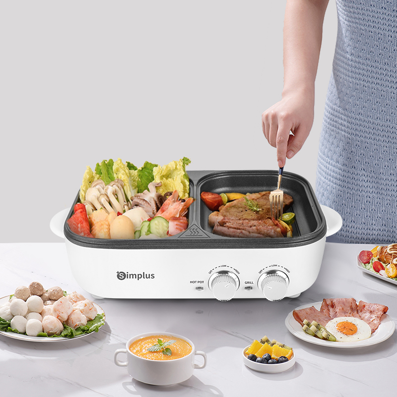 User Manual - Electric Grill with Hot Pot DKZP001