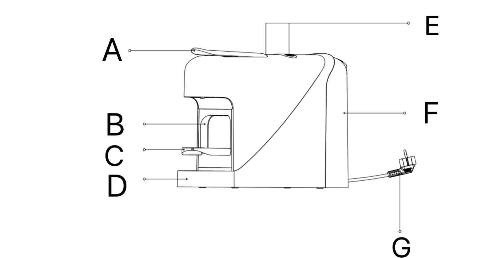 ELECTRIC COFFEE MACHINE KFJH008 USER MANUAL