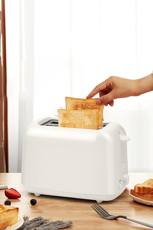 Simplus 750W Automatic Toaster 2Slice Breakfast Sandwich Bread Maker